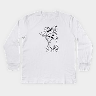 Copy of Copy of Funny dog short-haire chihuahua Kids Long Sleeve T-Shirt